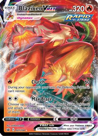 Blaziken VMAX (021/198) [Sword & Shield: Chilling Reign] - Trinity Hobby