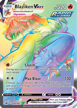 Blaziken VMAX (200/198) [Sword & Shield: Chilling Reign] - Trinity Hobby
