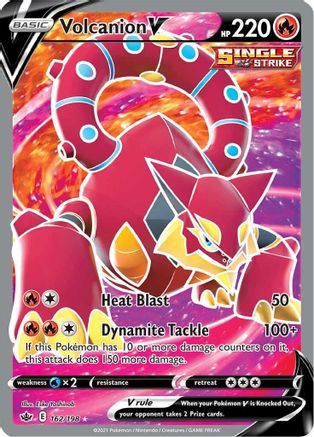 Volcanion V (162/198) [Sword & Shield: Chilling Reign] - Trinity Hobby