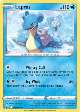 Lapras (029/198) [Sword & Shield: Chilling Reign] - Trinity Hobby