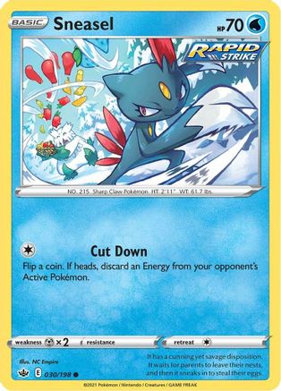 Sneasel (030/198) [Sword & Shield: Chilling Reign] - Trinity Hobby