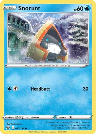 Snorunt (035/198) [Sword & Shield: Chilling Reign] - Trinity Hobby