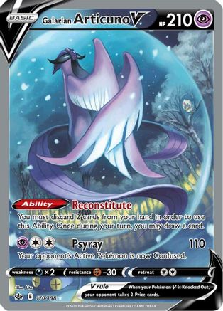 Galarian Articuno V (170/198) [Sword & Shield: Chilling Reign] - Trinity Hobby