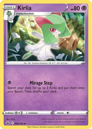 Kirlia (060/198) [Sword & Shield: Chilling Reign] - Trinity Hobby