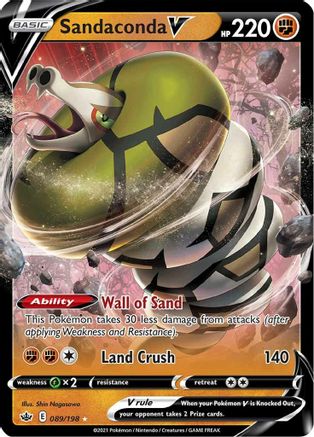 Sandaconda V (089/198) [Sword & Shield: Chilling Reign] - Trinity Hobby