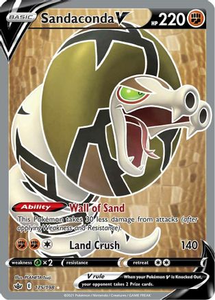Sandaconda V (175/198) [Sword & Shield: Chilling Reign] - Trinity Hobby