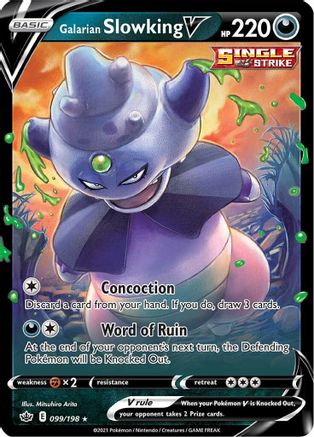 Galarian Slowking V (099/198) [Sword & Shield: Chilling Reign] - Trinity Hobby