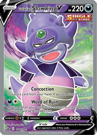 Galarian Slowking V (178/198) [Sword & Shield: Chilling Reign] - Trinity Hobby