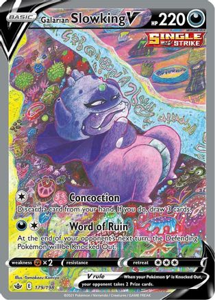 Galarian Slowking V (179/198) [Sword & Shield: Chilling Reign] - Trinity Hobby