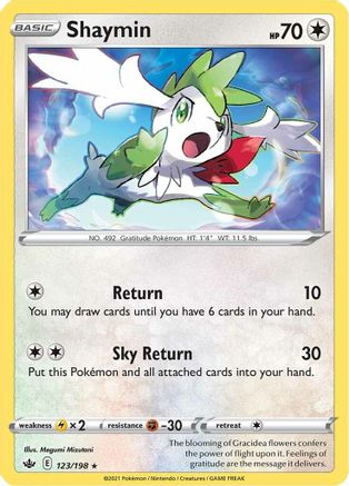 Shaymin (123/198) [Sword & Shield: Chilling Reign] - Trinity Hobby