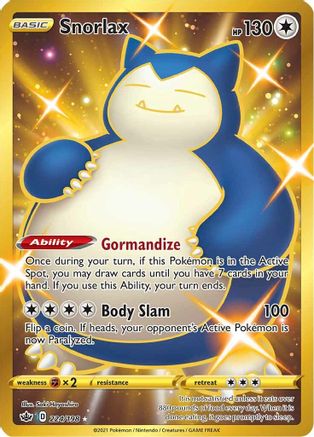 Snorlax (224/198) [Sword & Shield: Chilling Reign] - Trinity Hobby