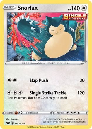 Snorlax (SWSH119) [Sword & Shield: Black Star Promos] - Trinity Hobby