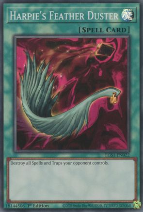 Harpie's Feather Duster [EGS1-EN022] Super Rare - Trinity Hobby
