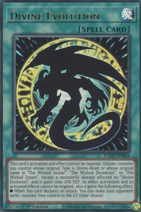 Divine Evolution [EGO1-EN004] Ultra Rare - Trinity Hobby