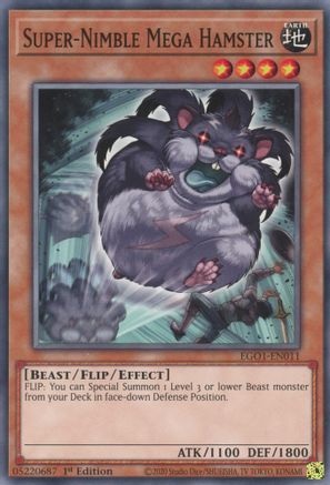 Super-Nimble Mega Hamster [EGO1-EN011] Common - Trinity Hobby