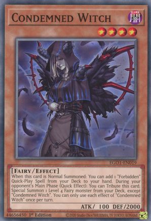 Condemned Witch [EGO1-EN019] Common - Trinity Hobby