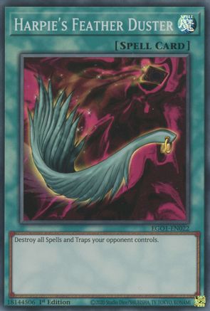 Harpie's Feather Duster [EGO1-EN022] Super Rare - Trinity Hobby