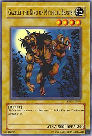Gazelle the King of Mythical Beasts [DB2-EN071] - Dark Beginning 2 Unlimited - Common / Short Print - Trinity Hobby