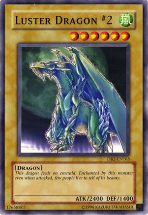 Luster Dragon #2 [DB2-EN165] - Dark Beginning 2 Unlimited - Common / Short Print - Trinity Hobby