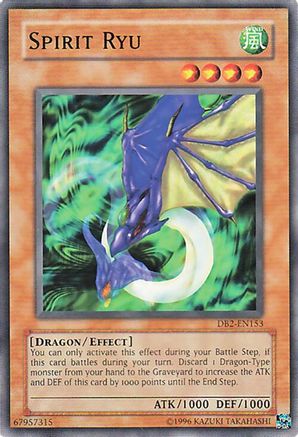 Spirit Ryu [DB2-EN153] - Dark Beginning 2 Unlimited - Common / Short Print - Trinity Hobby
