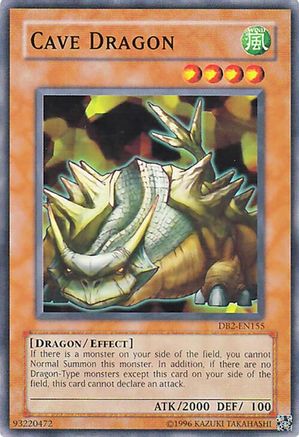 Cave Dragon [DB2-EN155] - Dark Beginning 2 Unlimited - Common / Short Print - Trinity Hobby