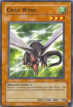 Gray Wing [DB2-EN156] - Dark Beginning 2 Unlimited - Common / Short Print - Trinity Hobby