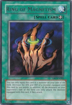 Ring of Magnetism [DB2-EN082] - Dark Beginning 2 Unlimited - Rare - Trinity Hobby