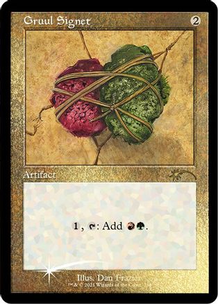Gruul Signet (Foil Etched) (SLD-288) - [Secret Lair Drop Series] Foil - Trinity Hobby