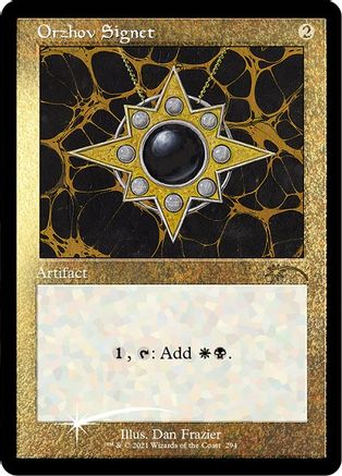 Orzhov Signet (Foil Etched) (SLD-294) - [Secret Lair Drop Series] Foil - Trinity Hobby