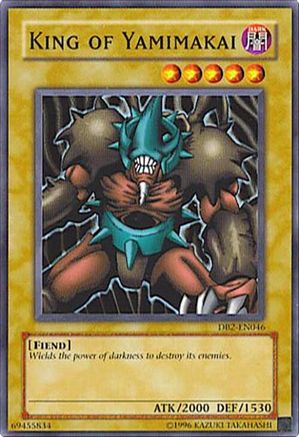 King of Yamimakai [DB2-EN046] - Dark Beginning 2 Unlimited - Common / Short Print - Trinity Hobby
