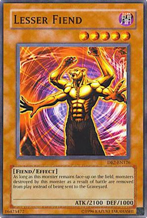 Lesser Fiend [DB2-EN126] - Dark Beginning 2 Unlimited - Common / Short Print - Trinity Hobby