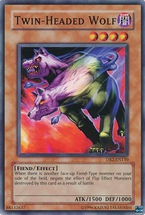 Twin-Headed Wolf [DB2-EN130] - Dark Beginning 2 Unlimited - Common / Short Print