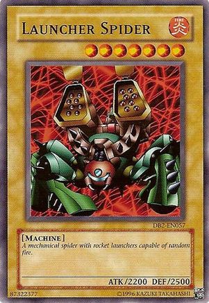Launcher Spider [DB2-EN057] - Dark Beginning 2 Unlimited - Common / Short Print - Trinity Hobby
