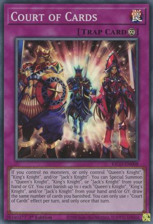 Court of Cards (Super Rare) [KICO-EN008] Super Rare - Trinity Hobby