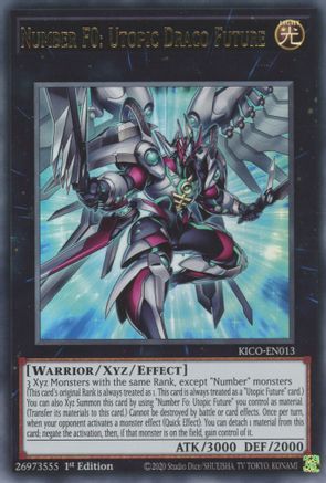 Number F0: Utopic Draco Future (Ultra Rare) [KICO-EN013] Ultra Rare - Trinity Hobby