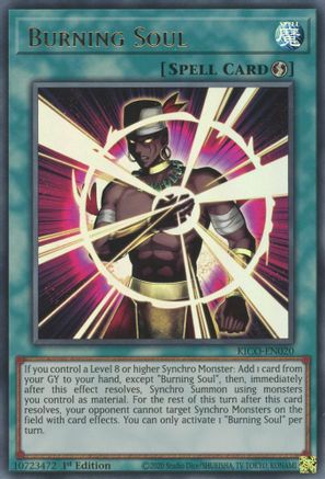 Burning Soul (Ultra Rare) [KICO-EN020] Ultra Rare - Trinity Hobby