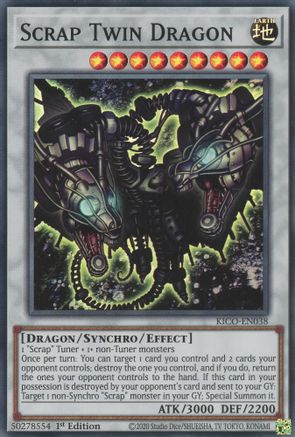 Scrap Twin Dragon [KICO-EN038] Super Rare - Trinity Hobby