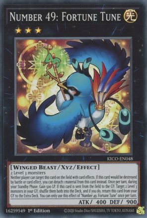 Number 49: Fortune Tune [KICO-EN048] Super Rare - Trinity Hobby
