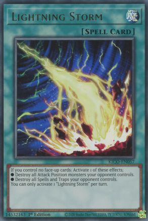Lightning Storm (Ultra Rare) [KICO-EN057] Ultra Rare - Trinity Hobby