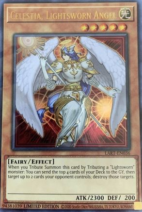 Celestia, Lightsworn Angel [LART-EN036] Ultra Rare - Trinity Hobby