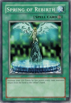Spring of Rebirth [DB2-EN185] - Dark Beginning 2 Unlimited - Common / Short Print