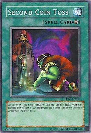 Second Coin Toss [DB2-EN192] - Dark Beginning 2 Unlimited - Common / Short Print - Trinity Hobby