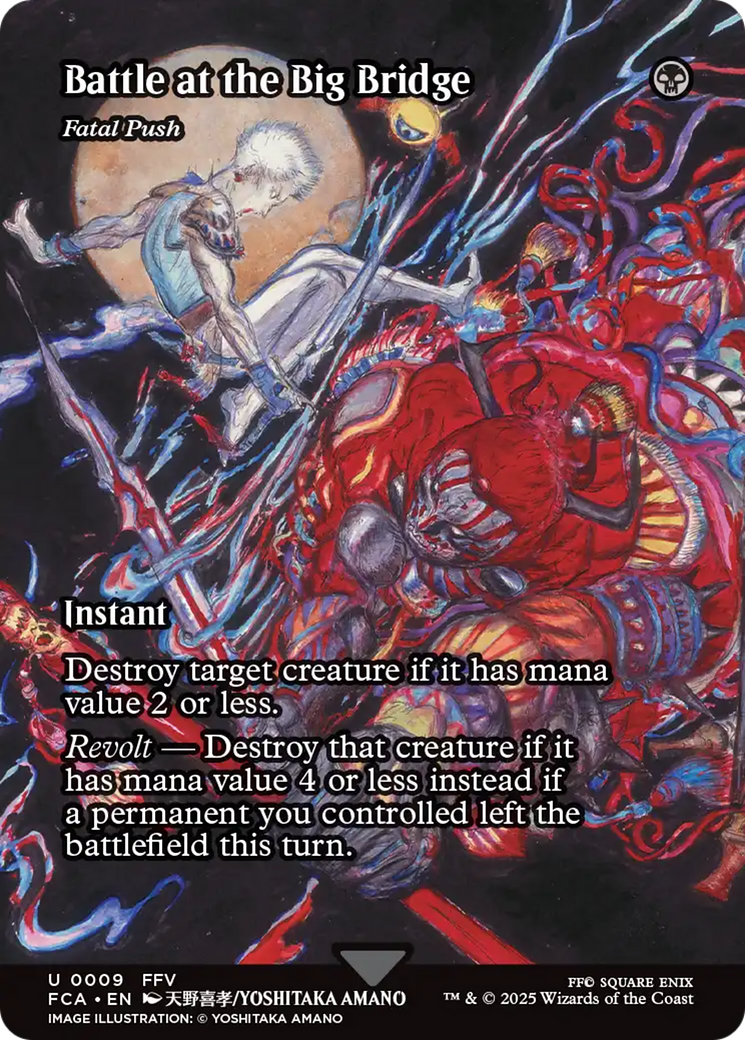 Fatal Push  [Foil]  (FCA-009) - [FINAL FANTASY: Through the Ages] / Battle at the Big Bridge (Borderless)