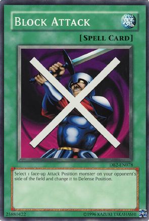 Block Attack [DB2-EN078] - Dark Beginning 2 Unlimited - Common / Short Print - Trinity Hobby