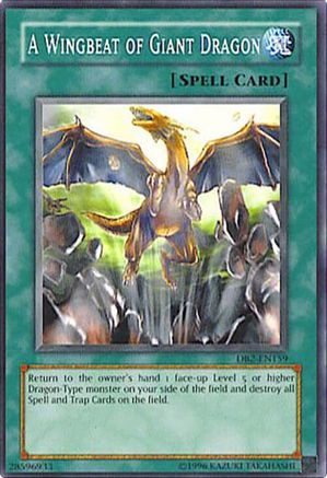 A Wingbeat of Giant Dragon [DB2-EN159] - Dark Beginning 2 Unlimited - Common / Short Print - Trinity Hobby