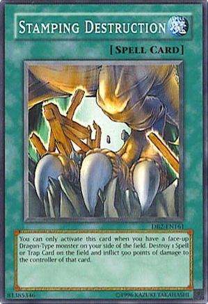 Stamping Destruction [DB2-EN161] - Dark Beginning 2 Unlimited - Common / Short Print - Trinity Hobby