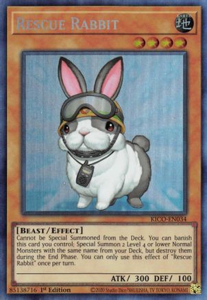 Rescue Rabbit (Collector's Rare) [KICO-EN034] Collector's Rare - Trinity Hobby
