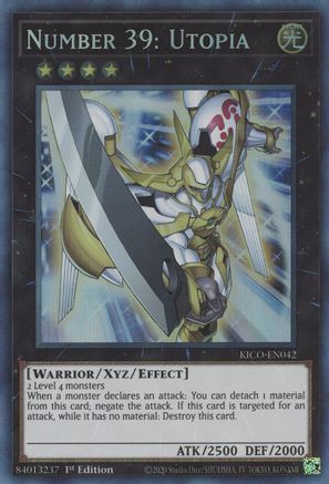 Number 39: Utopia (Collector's Rare) [KICO-EN042] Collector's Rare - Trinity Hobby