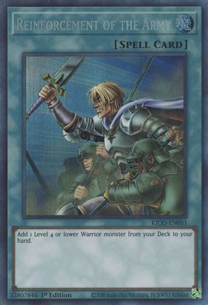 Reinforcement of the Army (Collector's Rare) [KICO-EN051] Collector's Rare - Trinity Hobby