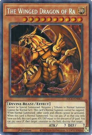 The Winged Dragon of Ra [KICO-EN065] Secret Pharaoh's Rare - Trinity Hobby
